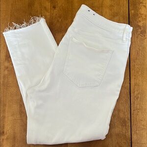 Gap White Jeans Size 33/16R